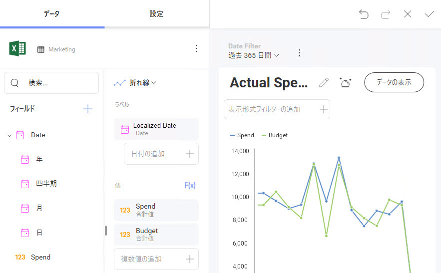 localized date field label